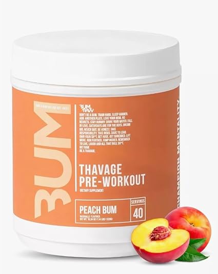 Thavage Pre-Workout 40 Servings - L-Citrulina Betaína Hidratación Celular