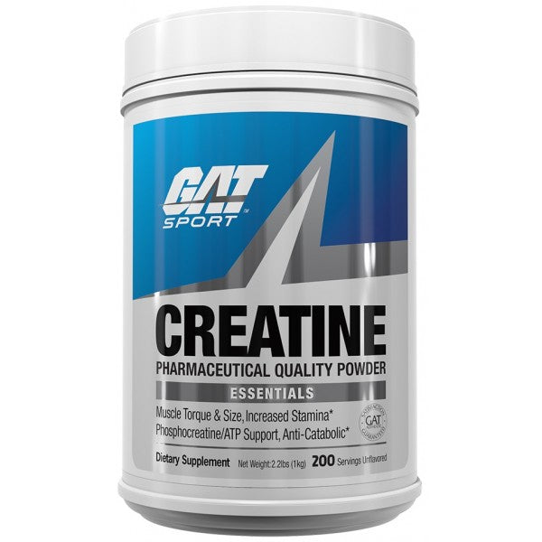 GAT Esports Creatine 1 Kg - Creatina Micronizada Pura Grado Farmacéutico