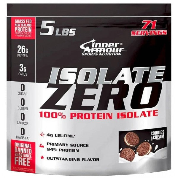 Isolate Zero 5 Lb - Proteína Whey Isolate Sin Azúcar, Grasa ni Lactosa