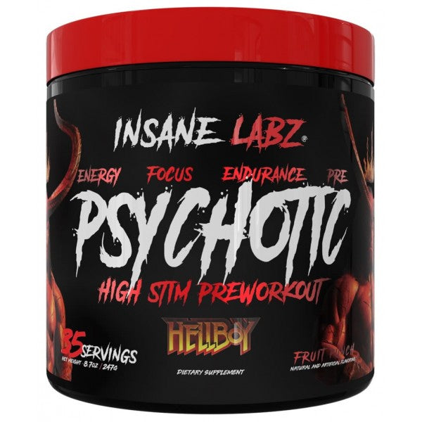 Psychotic Hellboy 250 Gr - Insane Labz Uva 35 Servicios Vegano Sin Lactosa