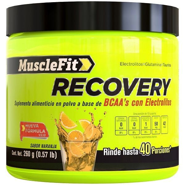Recovery BCAA 260 Gr - Suplemento Nutrición Balanceada Calidad de Vida
