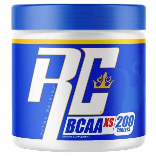 BCAA XS 200 Tabletas - Ronnie Coleman 2.2g Aminoácidos Vitaminas B2 B6 C