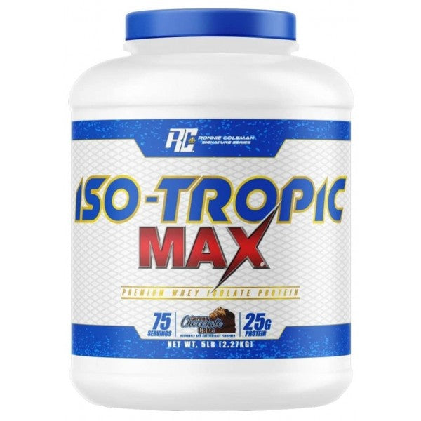 ISO-Tropic Max 5 Lb - Proteína Aislada Ronnie Coleman Sabor Chocolate