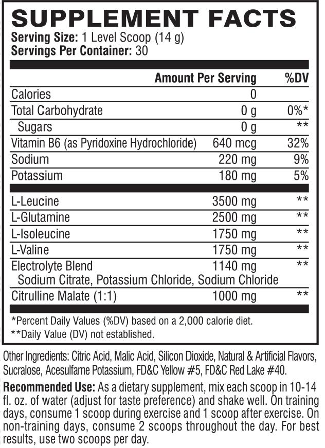 The Original BCAA 30 Servings - 7g BCAA 0 Calorías 420g Sabores Naturales