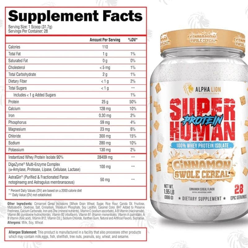 SuperHuman Protein 28 Servings