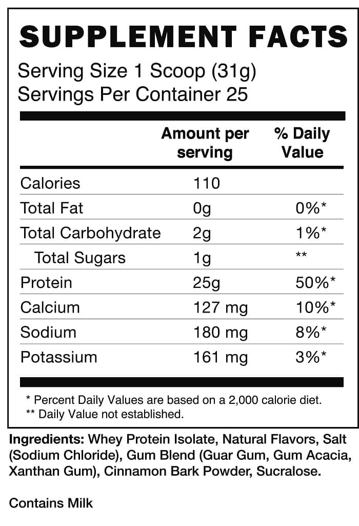 Itholate Protein 25 Porciones - Proteína CBUM 4x Mr. Olympia 25g Whey Isolate
