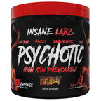 Psychotic Hellboy 250 Gr - Insane Labz Uva 35 Servicios Vegano Sin Lactosa