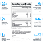 Whey + Protein Isolate 30 Porciones - Proteína 100% Natural de Irlanda