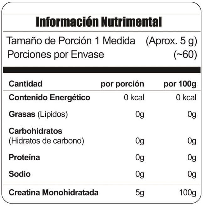 100% German Creatine 300 Gr - Creapure Vegana Kosher Halal 60 Servicios