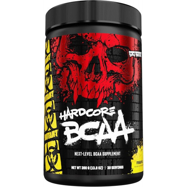 Hardcore BCAA 30 Servings - Mutant Fruit Punch 13g Libre Lactosa