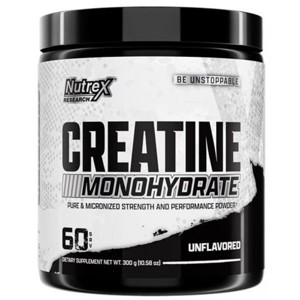 Creatine Monohydrate 1 Kg - Nutrex Sin Sabor 60 Servicios Libre de Gluten