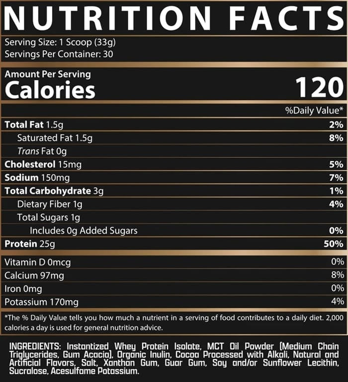 ISOFit Protein 30 Porciones - Proteína Whey Isolate Premium 25g