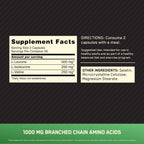 BCAA 1000 60 Caps - Optimum Nutrition 1000mg Proporción 2:1:1 Informed Choice