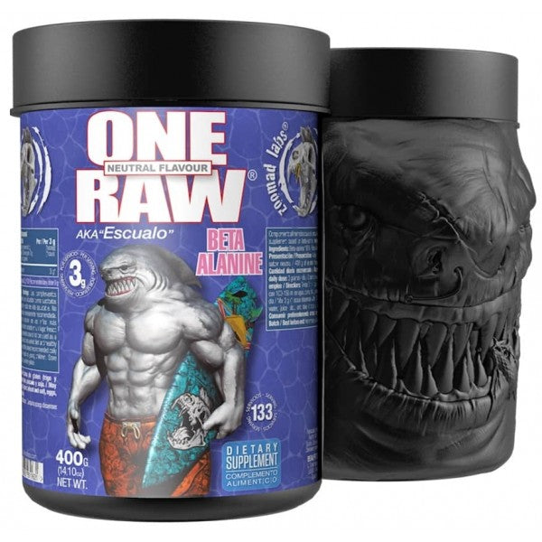 ONE RAW Beta Alanine 400 Gr - Zoomad Labs 133 Servicios Sin Sabor Libre Gluten